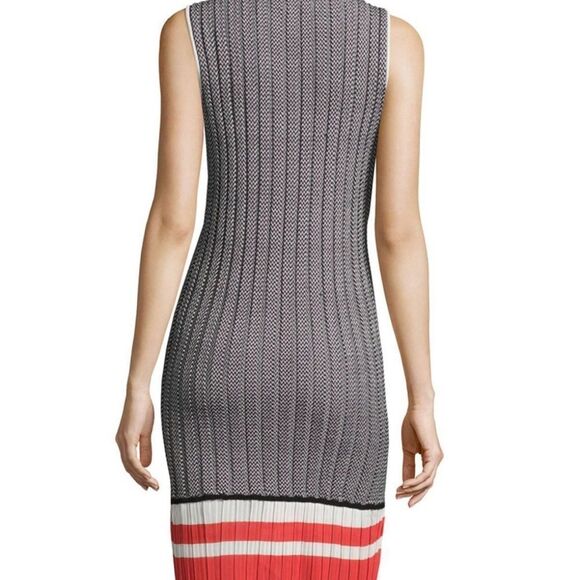 GREY by Jason Wu Chevron Knit Dress size L - Picture 3 of 14